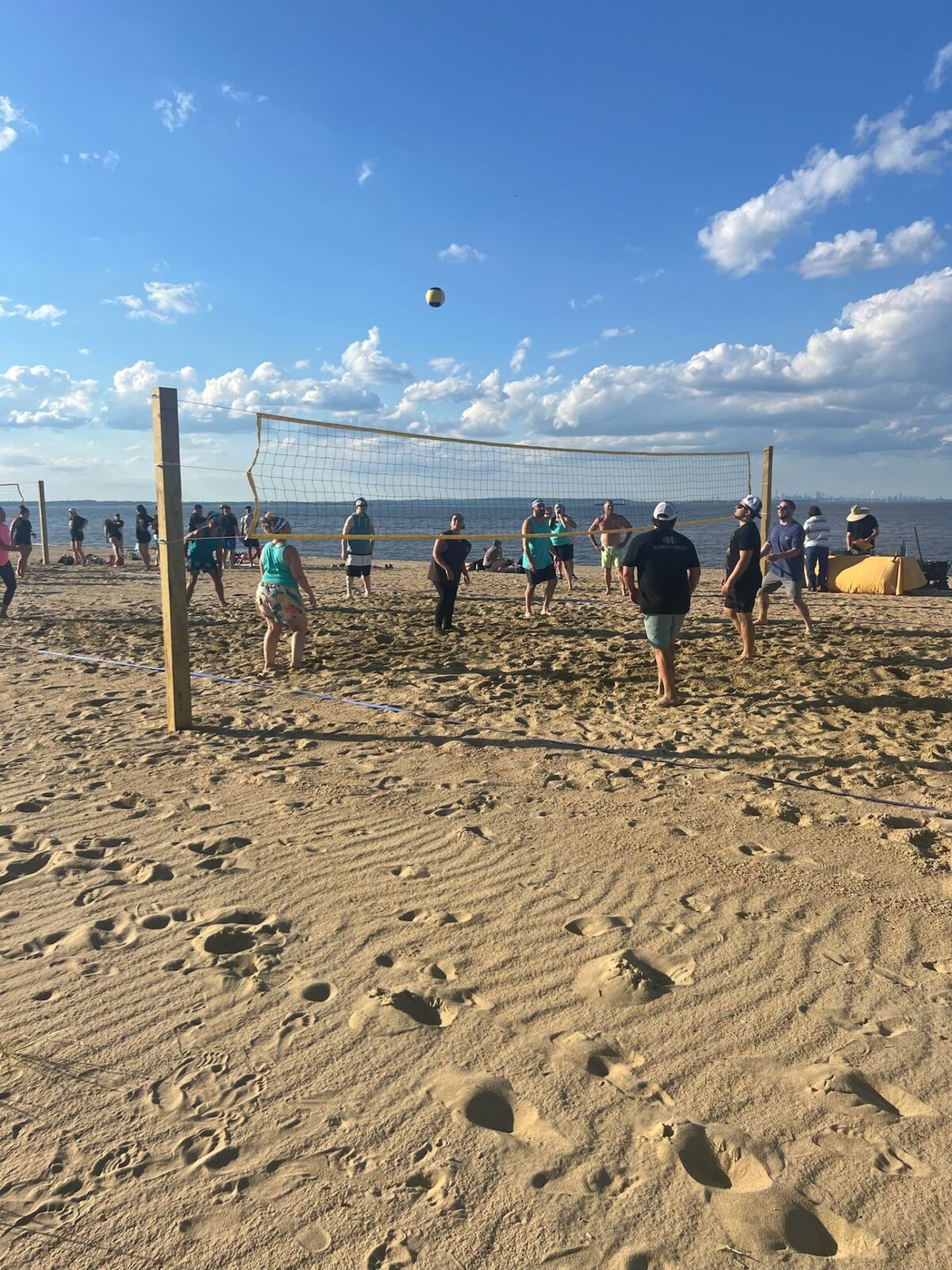 Beach volleyball league moment 3